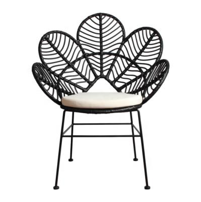 China Outdoor Modular Modern Minimalist Chair Courtyard Peacock Rattan Leisure Rattan Outdoor Chair for sale