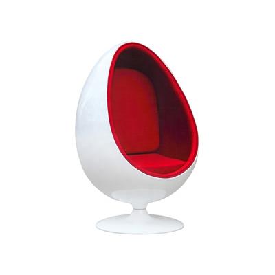 China Red Swivel Chair Bubble Aviator Leisure Lounge White Fiberglass Egg Chair Ball Rotation Chairs for sale