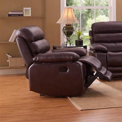 China Massage Gel Recliner Chair Leather Sofa Set 3+2+1 Reclining Lounge Chair for sale