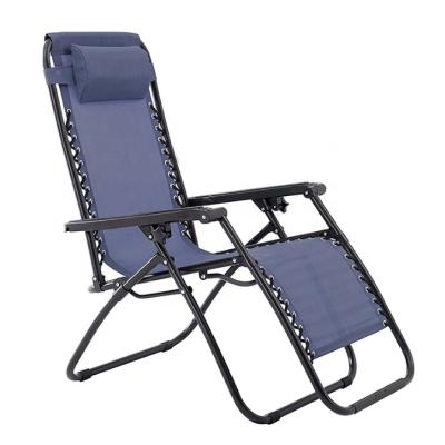 China Wholesale Outdoor Foldable Light Luxury Luxury Patio Lounge Easy-carry Folding Travel Extended Deck Chair for sale