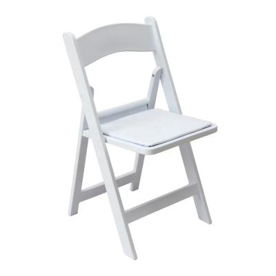 China Best selling contemporary plastic resin cheap folding chair for wedding and event for sale