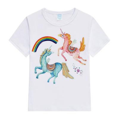 China Kingsub sublimation anti-shrink T-shirt wholesale 2022 new designs print polyester to mask sublimation kids thermal T-shirts for sale