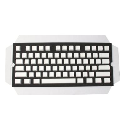 China Wholesale 61 Keys Kingsub Keycaps Keyboard Sublimation 61k Low Profile White PBT Decorative White Keycaps for sale