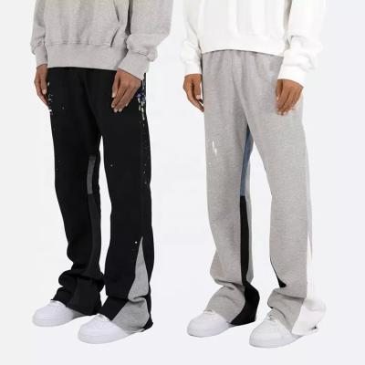 China Streetwear Wide Leg Straight Wide Leg Pile Panties Custom Anti-Static Trackpants Heavy Heavy Loose Sweatpants Men Sweatpants for sale