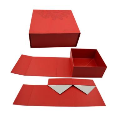 China Factory Outlet Box Handmade One-Piece Folding Book Gift Boxes Folding Storage Box for sale