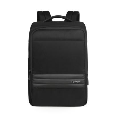 China With USB Aspensport New Arrival School Bag Simple Waterproof Smart Laptop Backpack With USB Port Slim Business Backpack for sale