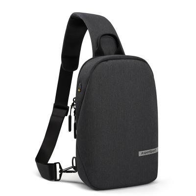 China Aspensport Fashion Waterproof Lightweight Men Cross - Body Bag Waterproof Mens Shoulder Bag With USB Port Messenger Bag for sale