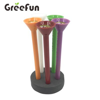 China Wholesale Promotional Logo Outdoor Sports Golf Tees Colorful Novelty Wooden And Plastic Custom Stand For Wholesale for sale