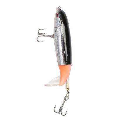 China Spinning Fishing Tackle Trolling Lures 3D Eyes Model Realistic Topwater Lure Hard Lie Plopper Lure Swimbait for Bass Trout for sale