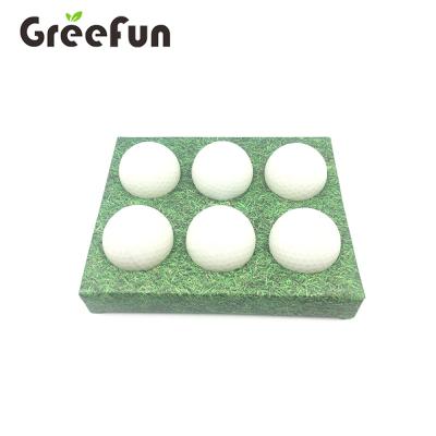 China Wholesale Golf Game Printed Funny Blowing Up Golf Ball , 6 Pieces Per Box Speed ​​Clean Urethane Balls Straight Golf Distance Performance for sale