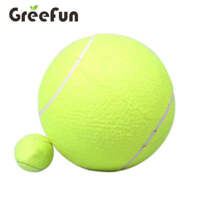 China Hot Sale Custom Large Tennis Ball Training With OEM Signature Inflatable Huge Tennis Balls Dome Logo Printing For Promotional Gift for sale