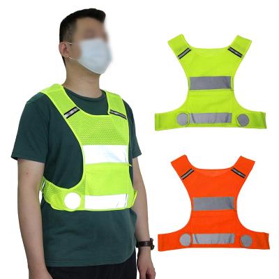 China Wholesale High Visibility Vests Safety Reflective Vest With Logo Running Gear Safety Jackets For Night Running Outdoor Cycling Motorcycle for sale