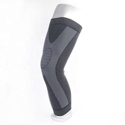 China Universal Full Leg Brace Compression Leg Sleeve Long Knee Support Knee Brace Support Protector Knee Pads Long For Basketball Running for sale