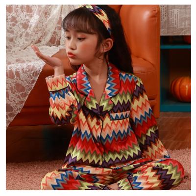 China 2022 QUICK DRY new summer 2 pieces set women pajamas headband children pajamas set pajamas clothes for sale