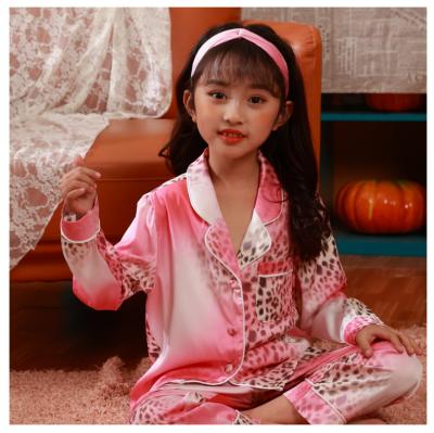 China 2022 QUICK DRY silk children new design pajamas satin headband kids popular infant pajamas pajamas for sale