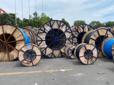 China September Longest Life Spool Electrical Wire Winding Wooden Spools Promotional Wooden Transport Spool for sale