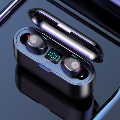 China Cheap Price F9 Earbuds In-ear Led Display F9 Tws Earbuds BT 5.0 Hd Radio Earphone F9 Earphone for sale