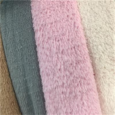 China Wicking China Hot Sale 100%Polyester Sherpa Glossy Fleece With Ribbon Silk for sale