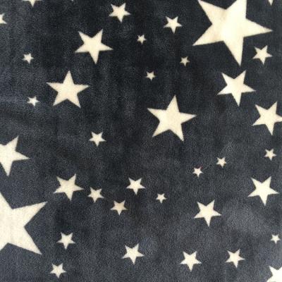 China Factory price wholesale 160cm scholl 230gsm fire retardant velvet soft star polyester fabric for sale