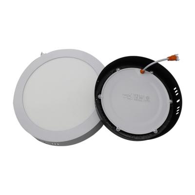 China OEM ODM White Round Flat Panels Square Long Lifespan LED Panel Light Backlit Surface Mount Led Panel Light for sale