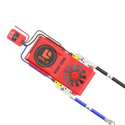 China Daly bms lifepo4 battery 8s 200a 250a 24v waterproof smart bms with UART BT 485 CAN work 2A 5A 15A parallel bms for sale