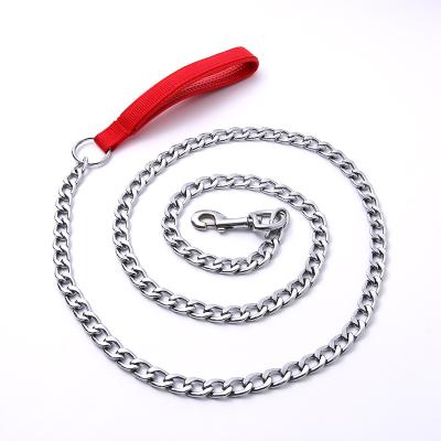 China Viable Flat Silver Color Various Sizes Metal Stainless Steel Chain Flat Curb Chain Necklace for sale