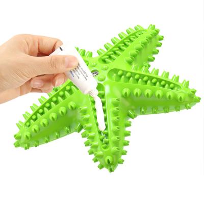 China Amazon Starfish Shape Dog Chew Toys Durable Hot Selling Durable Dog Tooth Cleaning Toy With Sound for sale