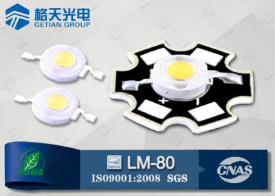 Chine Murez la puissance élevée LED blanche 1W 150LM Bridgelux 45mil 6000K - 6500K de lampe de lavage à vendre