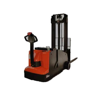 China Factory Mini Capacity Electric Pallet Stacker 1t Electric Counterweight Economical Walking Stacker for sale