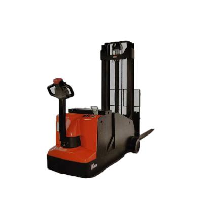 China Factory 1t Lifting Hydraulic Pallet Stacker Small Carrier Electric Counterweight Stacker for sale