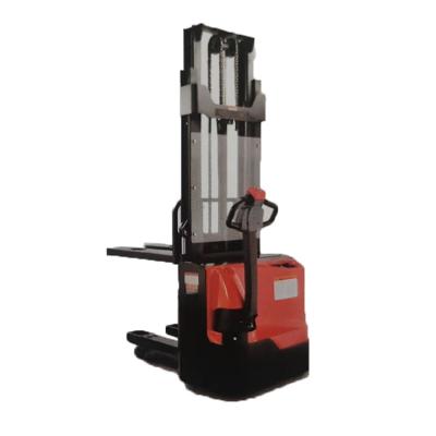 China 2022 China Factory Price Pallet Stacker Forklift AC Motor Mini Stacker Double Lift Walking Electric Stacker for sale