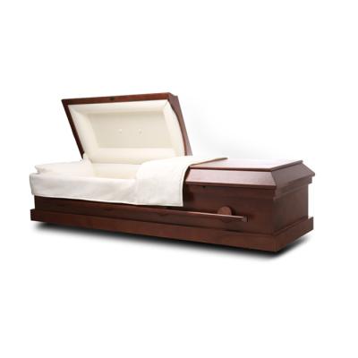 China AGREEMENT Style Knock Down Coffin Casket Funeral Equipment American Colors for sale