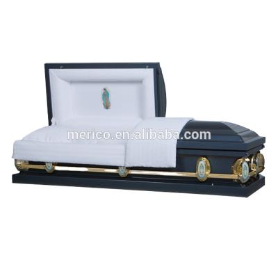 China American Style KM1228 China Made High Quality Metal 18 GA Caskets And Caskets for sale