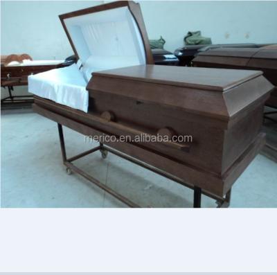 China American Style ACCORD Glass Casket and Cardboard Casket Beds for sale