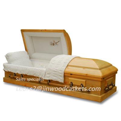 China American casket style cheap cost of production a casket can have cross casket design for sale