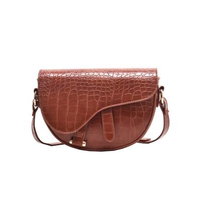 China Retro Fashion New Fashion Shoulder Bag Textured PU Leather Cross - Body Bags For Women 2020 for sale