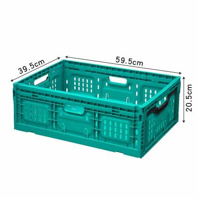 China High Quality Cheap Plastic Folding Box Collapsible Transport Crates Folding Industrial Box for sale