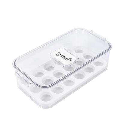 China Pet Made Professional Freshness Preservation Kitchen Refrigerator Storage Box Material Transparent Fresh-keeping Box for sale