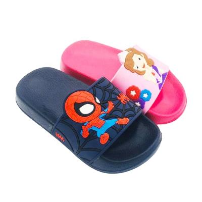 China Outdoor Flip Flop Kids Sandals Cartoon Slippers Kids Boys Girls PVC EVA Waterproof Cute Non-Slip Soft Indoor Slippers Popular Waterproof Shower Slippers for sale