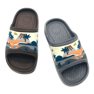 China 2020 New Soft Non-slip Child Slippers Dinosaur Design Kids Slipper EVA Indoor Flat Outdoor Beach Walking Sandals For Boys for sale