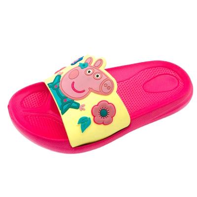 China New Cartoon Design Children's Upper Flip Flops Slippers Kids Bathroom Beach Outdoor Sandals Indoor Slide Slipper RB Flat Pattern For Child for sale