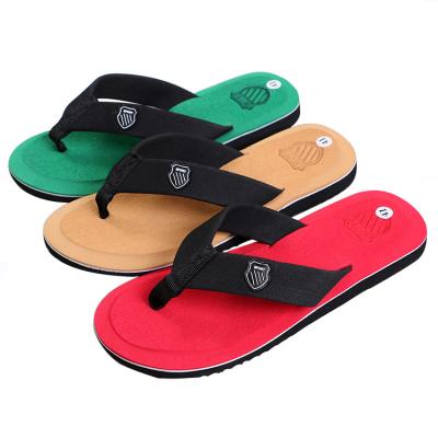 China Fashion Trend Customized Logo And Size Comfortable Beach Slippers Wholesale Cheap Eva Flip Flops For Men for sale