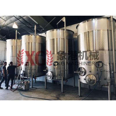 China Hotels 600L Stainless Steel Winemaking Brewing Equipment Winery Wine Jacket Beer Cooling Fermentation for sale