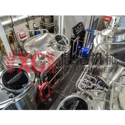 China Hotels 400L 4HL 3.5 Barrel Electric Heating Two Vessel Brewery Micro Brew System for sale