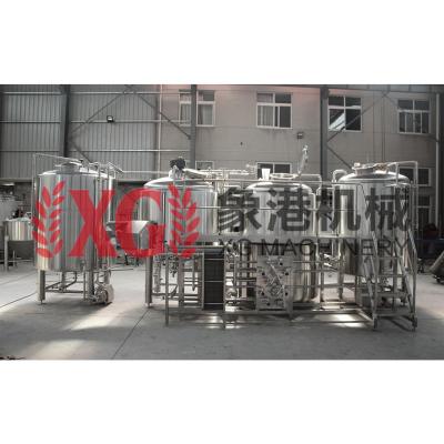 China Hotels 30BBL Turnkey Project Of Commercial Brewery System Beer Making Equipment for sale