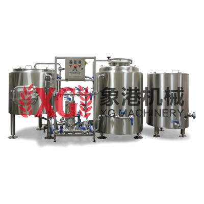 China 1BBL Hotels Steam 2 Vessel Brewery Equipment Home Beer Brew Red Copper Kit for sale