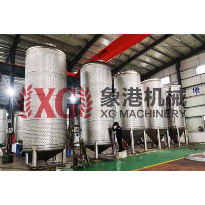 China Hotels 9000L 90HL Stainless Steel Double Wall Insulated Bright Beer Tanks for sale