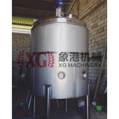 China Food Grade Food Grade Stainless Steel Hotels Liquid Cool Blender Heat Jacket Gel Mixing Tank for sale