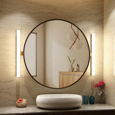 China Round Shape Home Decor LED Lighted Illuminated Wall Mounted Bathroom High Output Mirror for sale