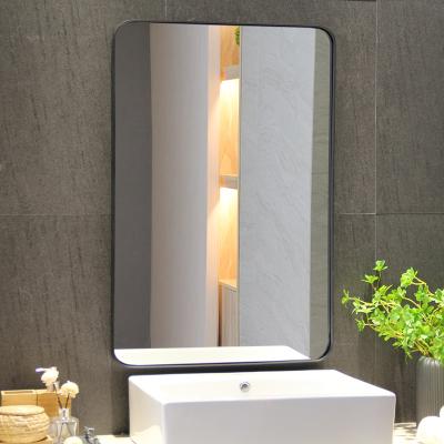 China Wholesale Framed Integral Mirror Wall Mounted Smart Backlit Magnifying Hairdresser Anti Fog Bathroom Mirrors for sale